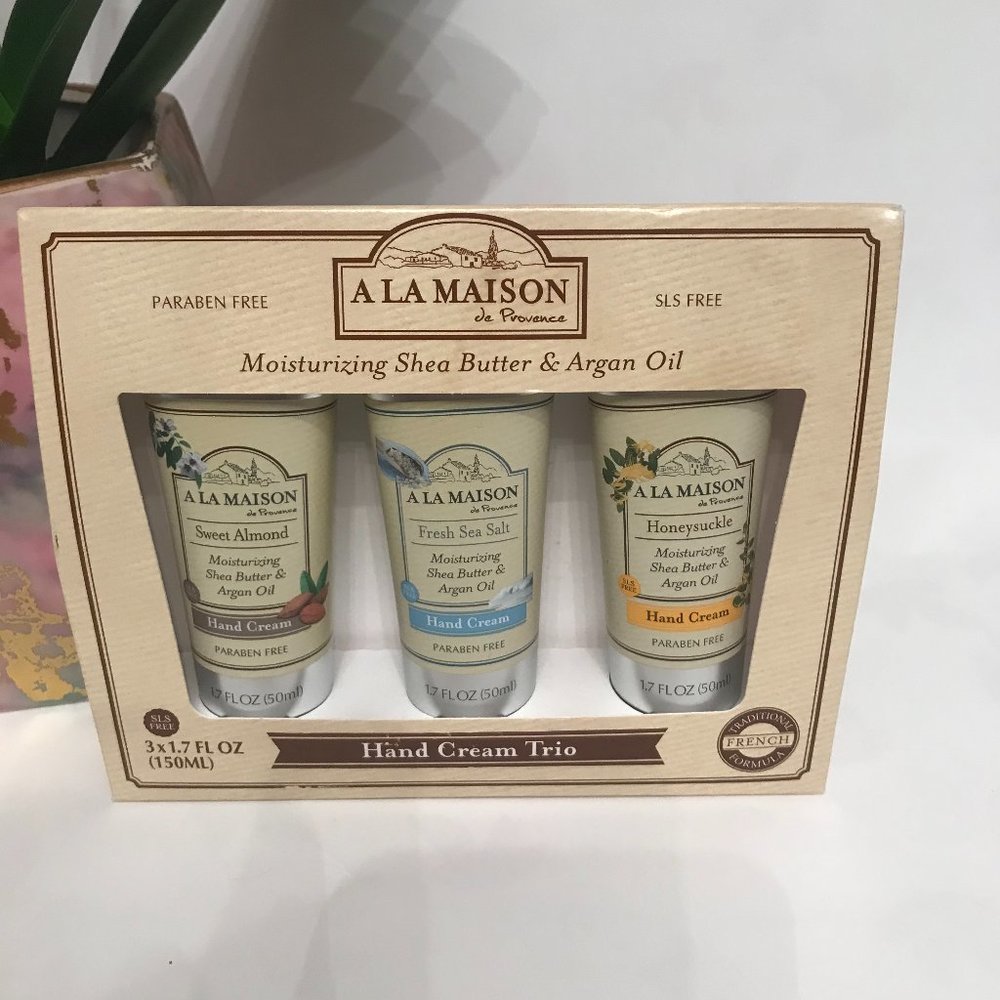 A La Maison Hand Cream Trio Gift Set 3 x 1.7 fl oz